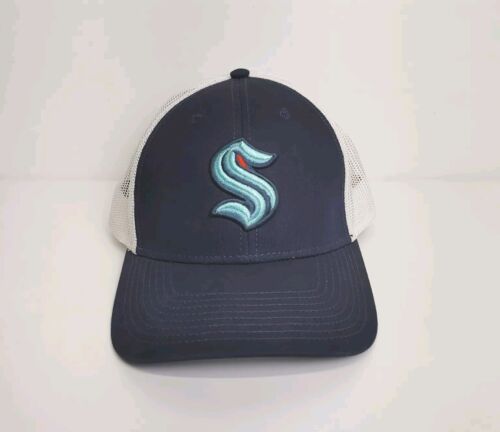 Seattle Kraken Hat NHL Mesh Snapback Blue/White American Needle