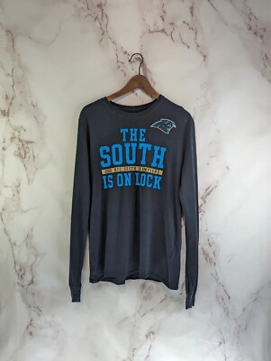 Carolina Panthers T Shirt Mens Medium NFL NFC South On Lock