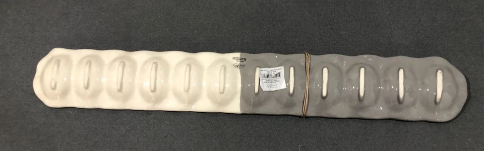 Mud Pie Easter "Happy Always" Skinny Egg Tray 2.75" x 22" Fork 6" 40700468 - Image 3 of 4