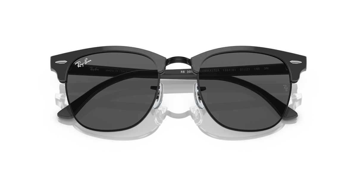 Ray-Ban Clubmaster Classic Grey/Dark Grey 51 mm Sunglasses RB3016