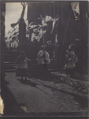 Frankreich Prozession Fotografie Bastler snapshot PL10L3-63 Vintage