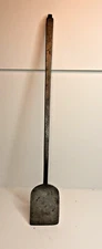 Early Antique Hand Forged Wrought Iron Spatula Hearth Utensil 18"