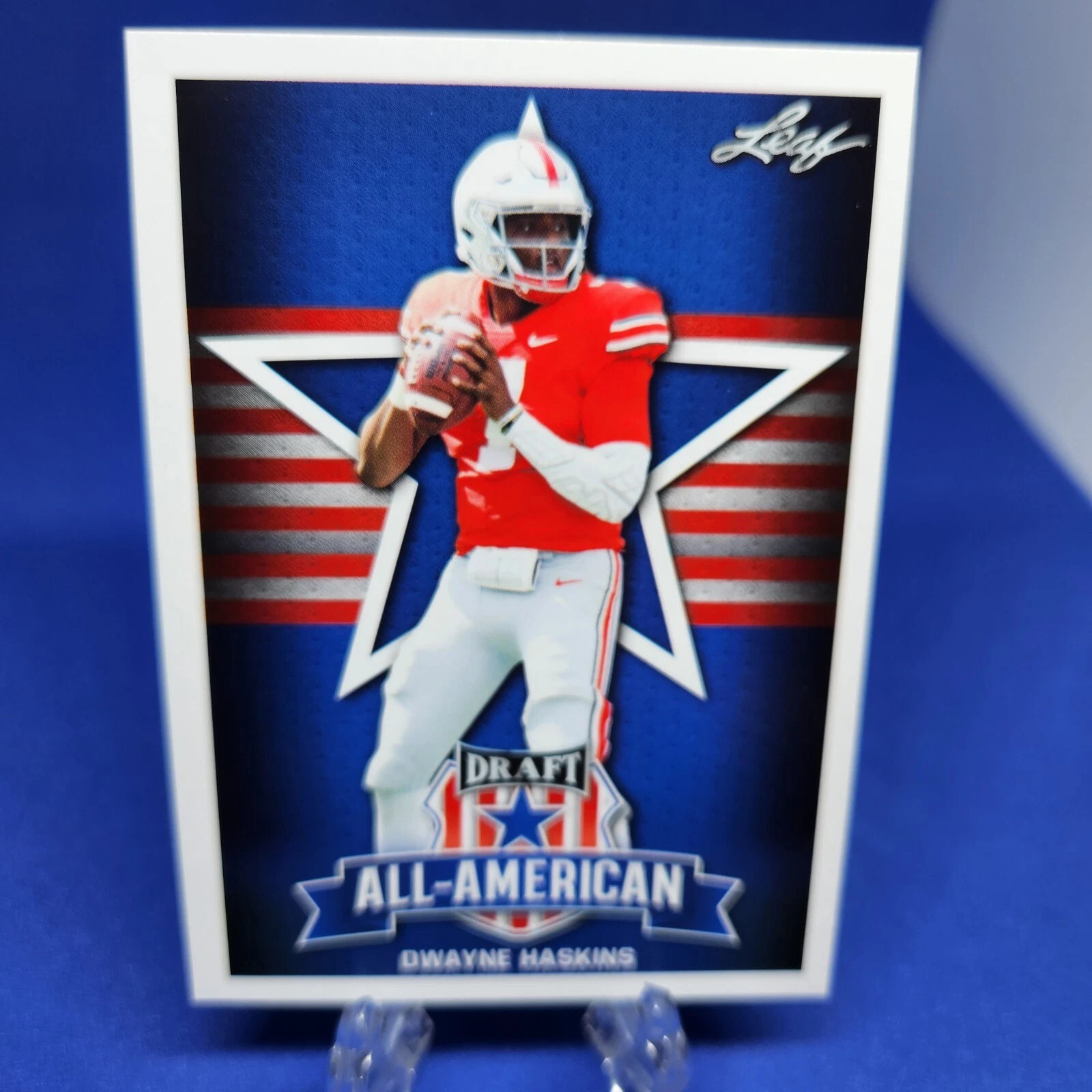 Dwayne Haskins trading card