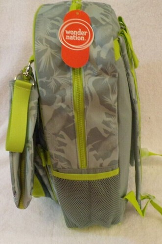 Wonder Nation 3 pc Dinosaur Backpack Set Includes Lunch Kit and Accessory Pouch - 第 3/6 張圖片