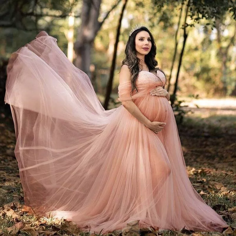 Maternity Dress for Photo Shoot Baby Shower Pink Maternity Gown Dusty Rose  Dress Long Maternity Dress Maternity Prop Floor Length Blush - Etsy Norway