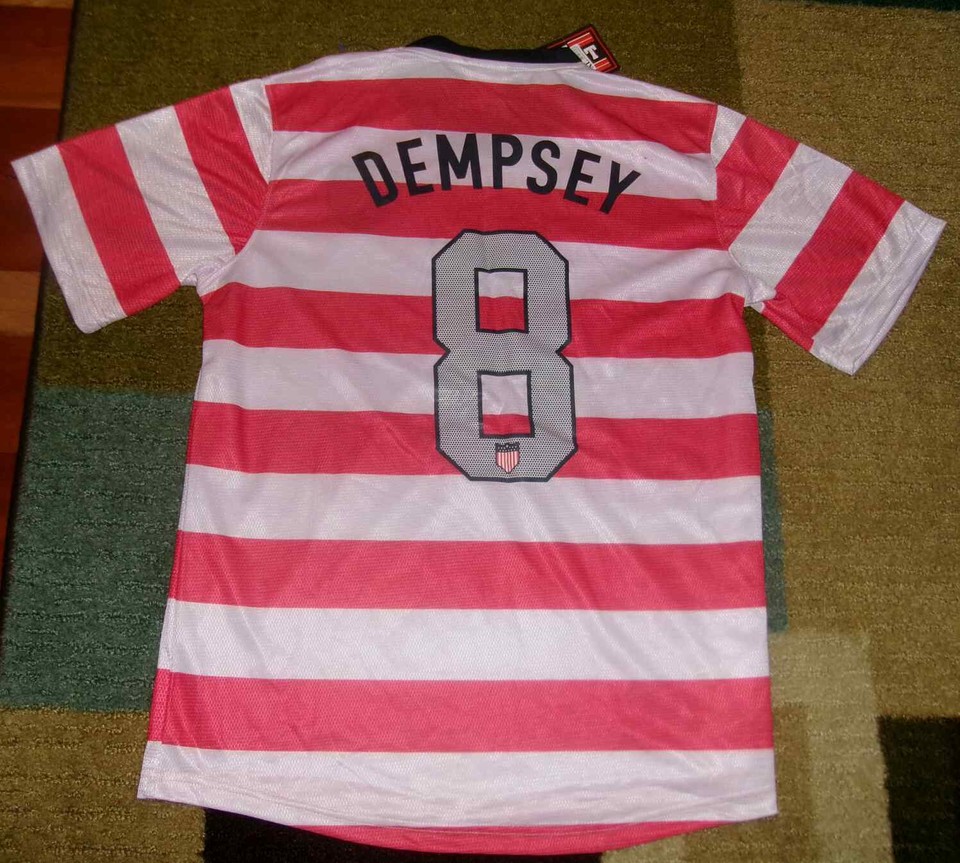 W/Tag NIKE Rare Style CLINT DEMPSEY Team USA Soccer JERSEY XL eBay