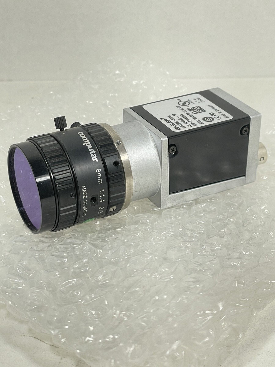 Basler acA1300-30gm ace Area Scan Camera w/ Computar 8mm Lens