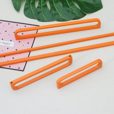 MFYS Orangefarbener Schrankgriff Schubladengriff modische Heimtextilien-Hardware