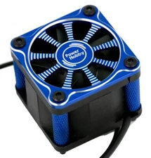 NEW Powerhobby Twister 1/10 1/8 Motor Aluminum High Speed Cooling  Fan - Blue