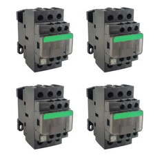 4PCS TeSys Deca LC1D25B7 Contactor 24V coil AC 3P 25A replace Schneider LC1D25B7