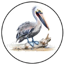 PELICAN BIRD ENVELOPE SEALS LABELS STICKERS PARTY FAVORS