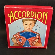 Vintage Schylling Mini Accordion with Original Box