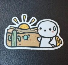 Desert Biome Sticker - The CoffeeMonsterz Co the coffeemonsterzco TCMC
