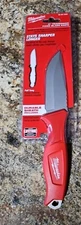 Milwaukee 4" Tradesman Fixed Blade Knife With Sheath 48-22-1926 NEW