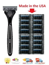 17 Refill Fit Schick Quattro Wilkinson Titanium Razor 5 Blades Cartridge 8 16