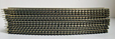 Lot of 13 PCS HO SCALE Nickle/Silver Curved Track made in ITALY