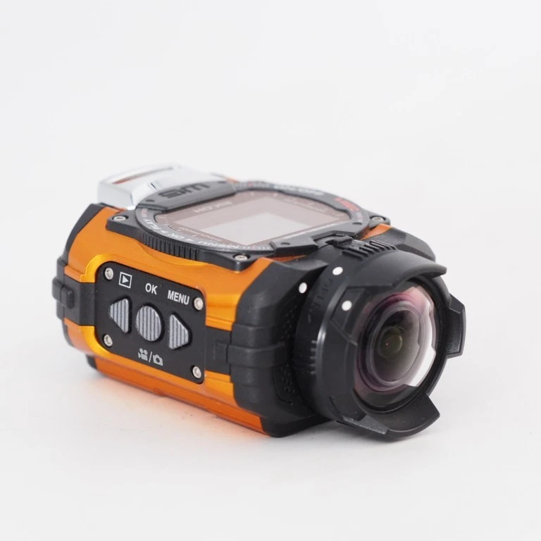 RICOH Waterproof Action Camera WG-M1 Orange WGM1 OR [Near Mint] #13097 - Image 4 of 4