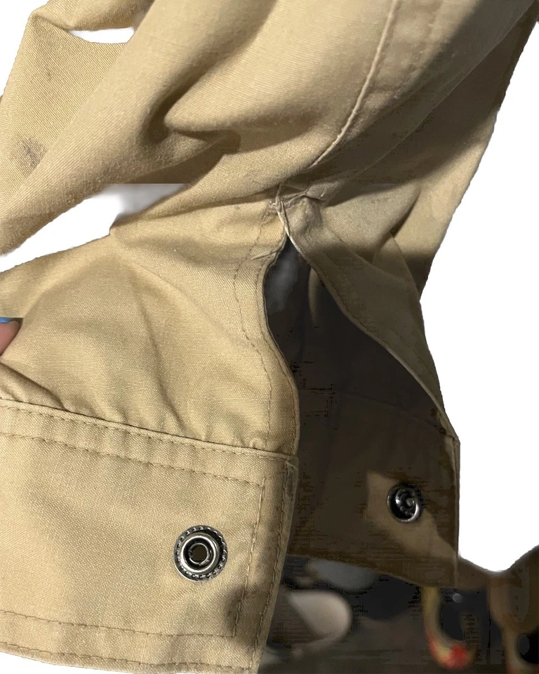 Винтажная мужская куртка Fieldmaster размер M бежевая для охоты походов на открытом воздухе - Изображение 4 из 4