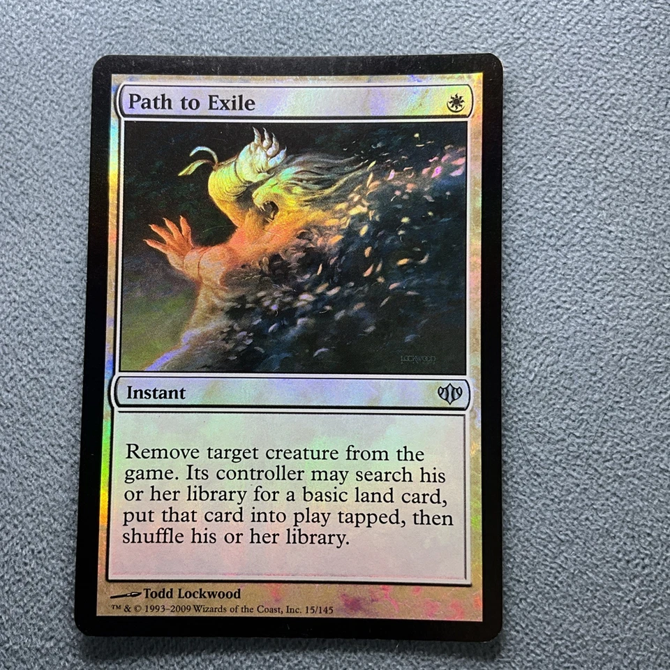 MTG- Path to Exile- Conflux- FOIL-Lightly Played Excellent Cond- MAGIC CARD - Image 2 of 3