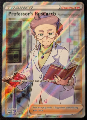 Professor's Research 2020 Pokemon Sword & Shield 201/202 Full Art Trainer
