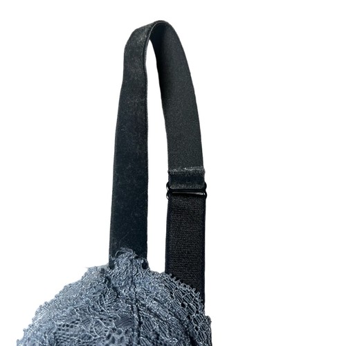 Victorias Secret Bralette Womens XS Grey Lace Adjustable Straps Romantic Soft - Picture 5 of 16