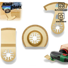 Multitool Sagebl&auml;tter Hartmetall 3 St&uuml;ck Zubeh&ouml;r f&uuml;r Fliesen Fugenmortel Beton