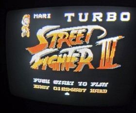 FAMICLONE/ FAMICOM- STREET FIGHTER III TURBO 56  PEOPLE MARIO-JY-042 Dendy RARE!