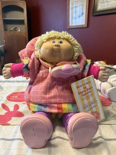 New ListingCabbage Patch Kids - Circus/Clown - Head Mold #14 - Blonde Hair, Blue Eyes