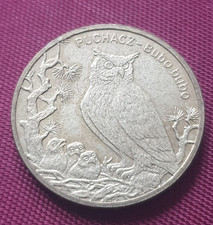 2005  Poland 2 Zlote Animals of the World: Eagle Owl (Bubo bubo) - Puchacz