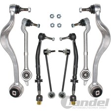 QUERLENKER SATZ VORNE passend für BMW 5er E39 EINBAUFERTIG 8-TLG VORDERACHSE