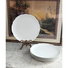 Antique 1880s Haviland & Co. Limoges Luncheon Plates, set of 4