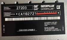 CATERPILLAR CAT PLATE anodized aluminum ID TAG product identification number