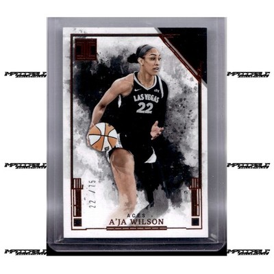 2025 Panini Impeccable WNBA - #42 A'ja Wilson 22/75 JERSEY MATCH