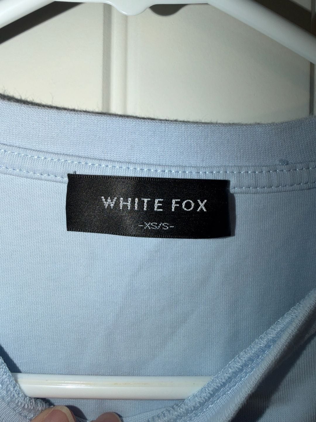 White Fox WHT FX Blue Rhinestone Graphic T-Shirt *flaw that can more than likely, photo 5