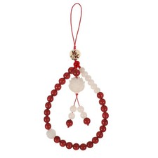 Phone Charms Strap - Red Agate Beaded Phone Charm Beaded Wrist Strap Bracelet...
