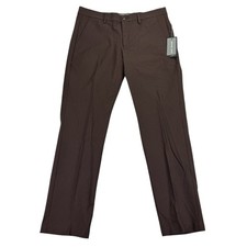 Michael Kors Mens Major Classic Fit Stretch Performance Pants Blackberry 33x30