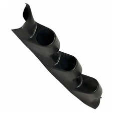 GlowShift Black Triple Gauge 52mm Pillar Pod for 2002-2008 Nissan 350Z