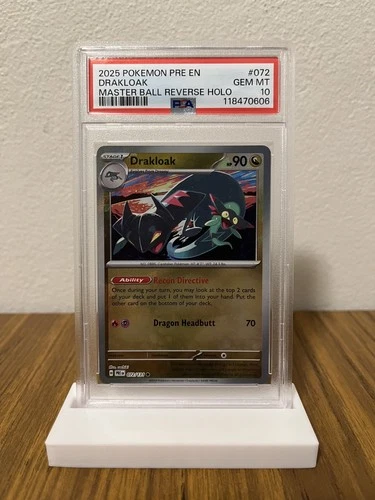 Drakloak 072/131 Master Ball Reverse Holo Prismatic Evolutions PSA 10 GEM MINT