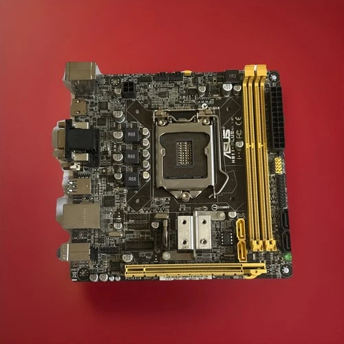 ASUS H81I‑PLUS Mini ITX Motherboard LGA1150 DDR3 Intel H81 HDMI DVI VGA USB3