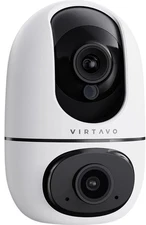 VIRTAVO EggSentry 24/7 Recording Minor Dual Lens Indoor Security Camera