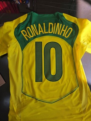 NIKE BRAZIL BRASIL 2004 TOTAL 90 RONALDINHO HV4426-741 M ORIGINAL
