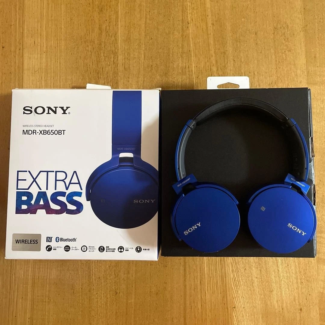Sony MDR-XB650BT Blue Headphones for sale | eBay
