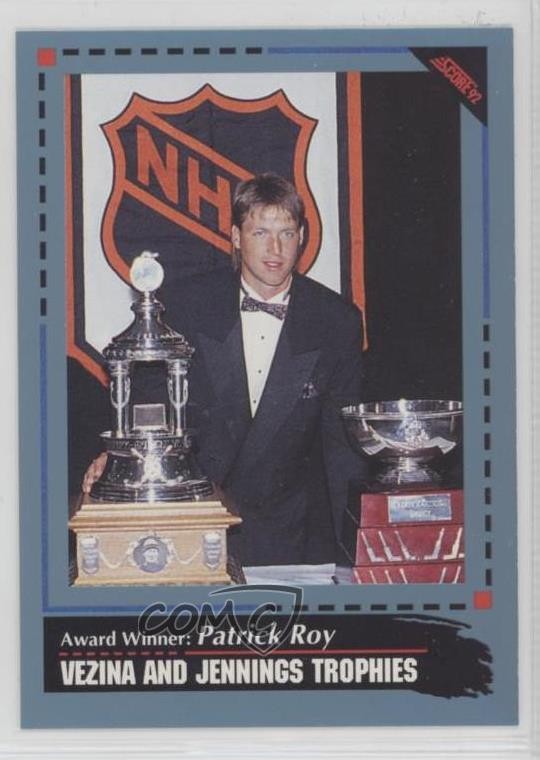 1992-93 Score Canadian Patrick Roy #527 HOF md3