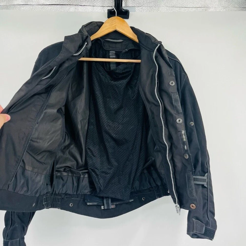 Clover мотоциклетная куртка с длинным рукавом водонепроницаемый серый мужской размер средний - Изображение 2 из 4