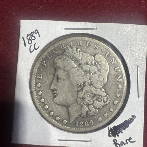 * 1889-CC * CHOICE FINE+/VF MORGAN SILVER DOLLAR * FROM ORIGINAL COLLECTION