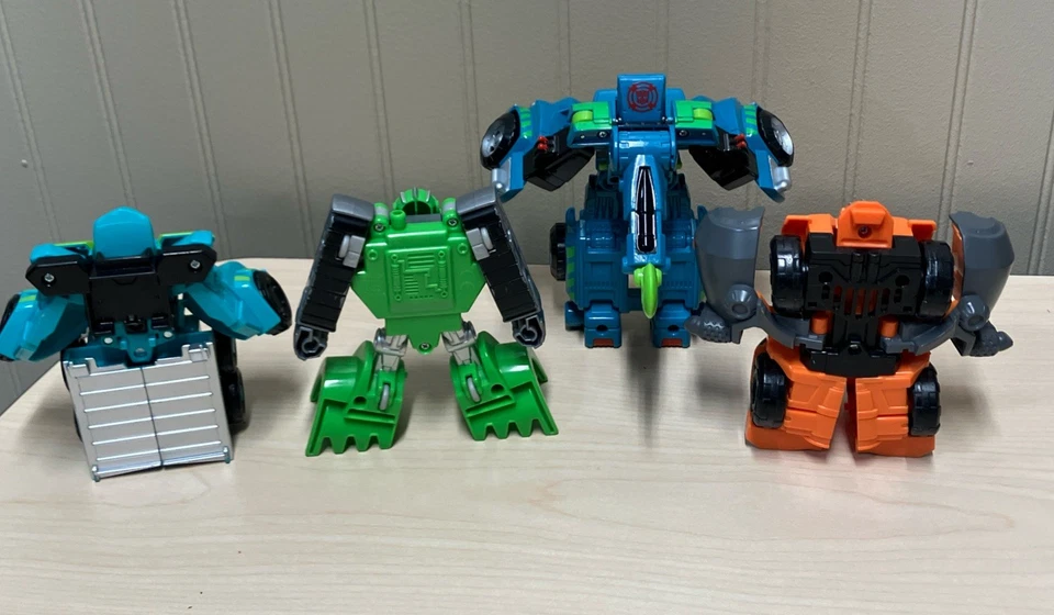 Transformers Heroes Rescue Bots Optimus Primal Lot of 4 Boulder Wedge Hoist - Image 4 of 4