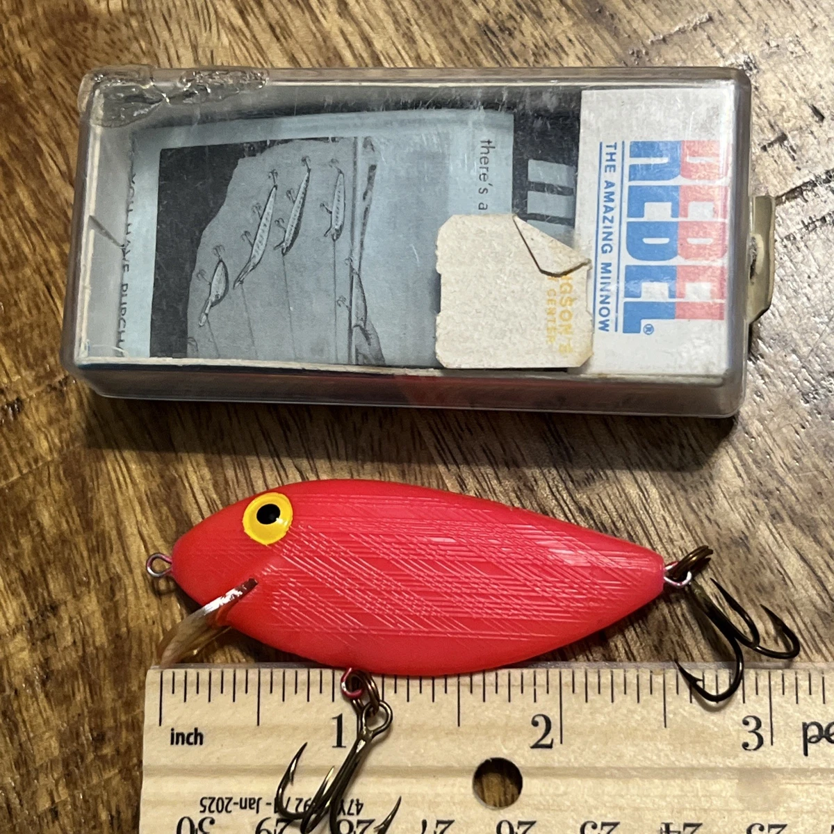ebay vintage fishing lures with box JACK'S TACKLE MFG CO RIP L LURE Lure &  BLACK  Toad Tackle Vintage Fishing Lures Lot Dolphin