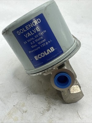 Ecolab 534004020488 Solenoid Valve 24V 8W 130 PSI NOB