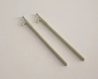 PLAYMOBIL (A2205) PIRATES - Lot of 2 Vintage Light Grey Harpoons Waffles