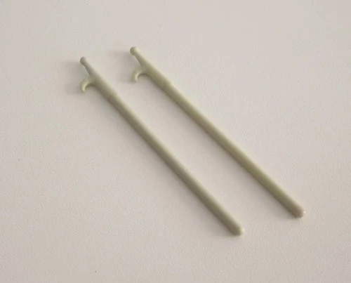 PLAYMOBIL (A2205) PIRATES - Lot of 2 Vintage Light Grey Harpoons Waffles